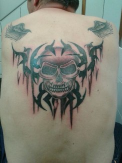 tatouage tête de mort