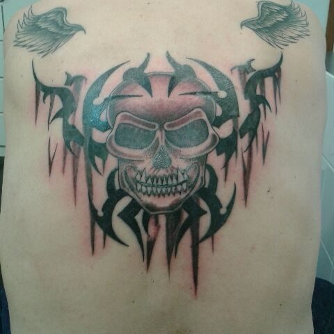 tatouage tête de mort