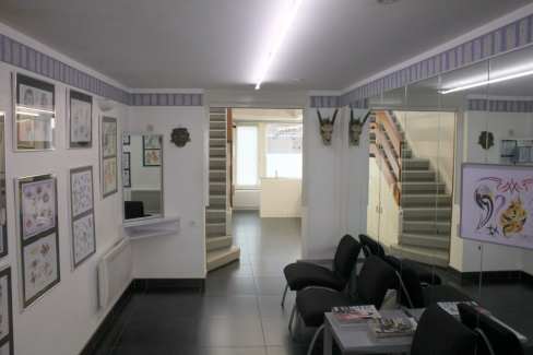 Salon tatouage la salle d'attente