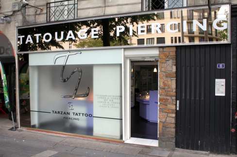 Salon tatouage la vitrine