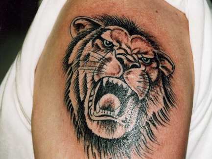 Tatouage Lion