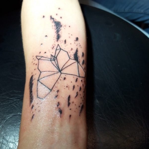 Papillon ébauche tatoo