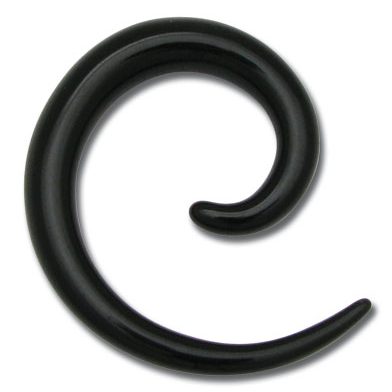 Spirale acrylique noir